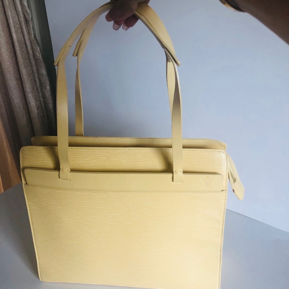 Louis Vuitton Butter Yellow Handbag